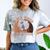 Black Queen With a Masters Degree Melanin Girls Graduation Comfort Color Blast T-Shirt Smoke