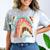 Books Helping Introverts Avoid Conversation Comfort Color Blast T-Shirt Smoke