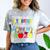 My Brother Graduated Kindergarten Class Of 2025 Graduation Comfort Color Blast T-Shirt Smoke