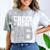 Cheer Mom Senior 2026 Cheerleaders Graduation Mother Comfort Color Blast T-Shirt Smoke