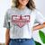 Cheerleading Senior Night Cheer Senior 2026 Graduation 69 Comfort Color Blast T-Shirt Smoke