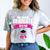 Class Of 2018 Preschool Graduation Girls Pre K Comfort Color Blast T-Shirt Smoke
