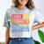 Class Of 2019 Senior High School Graduation Level 12th Grade Comfort Color Blast T-Shirt Smoke