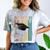 Class Of 2022 Graduation Cat Seniors Grad Comfort Color Blast T-Shirt Smoke