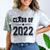 Class Of 2022 Shirt Graduation Comfort Color Blast T-Shirt Smoke