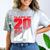 Class Of 2024 High School Senior Graduation Red Sports Style Comfort Color Blast T-Shirt Smoke