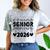 Class Of 2026 Senior Graduation Year Comfort Color Blast T-Shirt Smoke