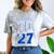 Class Of 2027 Senior 2027 Graduation Comfort Color Blast T-Shirt Smoke