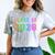 Class Of 2028 High School Graduation Date Graduate T Shirt Comfort Color Blast T-Shirt Smoke
