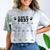 Class Of 2037 Handprint Grow With Me Pre-k Graduation Comfort Color Blast T-Shirt Smoke