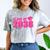 Class Of 2038 Pink Girls Growing Up School Memory Graduation Comfort Color Blast T-Shirt Smoke