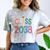Class Of 2038 Pre K Graduate Preschool Graduation Comfort Color Blast T-Shirt Smoke