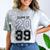Class Of 2039 Blue Graduation Senior Student Tee Comfort Color Blast T-Shirt Smoke