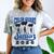 Color Guard Senior 2026 Flags Marching Band Graduation Grad Comfort Color Blast T-Shirt Smoke