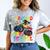 I Crushed Pre-K Monster Truck Graduation Preschool Grad 2025 Comfort Color Blast T-Shirt Smoke