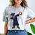 Cute Dabbing Kid Elementary School Graduation Baseball Comfort Color Blast T-Shirt Smoke