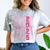 Cute Girls Women Class 2025 Graduation Senior Coquette Bow Comfort Color Blast T-Shirt Smoke