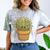 Cute Golden Barrel Cactus Introvert Distressed Comfort Color Blast T-Shirt Smoke Cute Golden Barrel Cactus Introvert Distressed Comfort Color Blast T-Shirt Smoke
