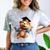 Cute Graduation Bear To Celebrate Your Graduate Comfort Color Blast T-Shirt Smoke