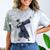 Dabbing Graduate Zebra Team Mascot Graduation Senior Shirt Comfort Color Blast T-Shirt Smoke