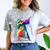 Dabbing Graduation Women Comfort Color Blast T-Shirt Smoke