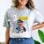 Dinosaur Graduation Cap Gown 3rd Grade Graduate Nailed It Comfort Color Blast T-Shirt Smoke