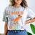 Dinosaur Graduation I Roared Through Kindergarten T-Shirt Comfort Color Blast T-Shirt Smoke