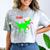 Dinosaur Rawr Diploma Grad Graduate Graduation Comfort Color Blast T-Shirt Smoke