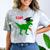 Dinosaur Rawr Diploma Graduate Graduation Comfort Color Blast T-Shirt Smoke