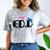 Doctor Of Education EDD Graduation 2021 Comfort Color Blast T-Shirt Smoke