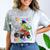 I Easily Crushed Kindergarten Graduation 2022 Truck Dinosaur Comfort Color Blast T-Shirt Smoke