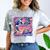 EAT THE RICH 90S NOSTALGIA WHALE ORCA YAHCT RETRO Comfort Color Blast T-Shirt Smoke