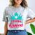 EMT Trauma Queen Paramedic Student T-Shirt Graduation Comfort Color Blast T-Shirt Smoke