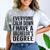 Everyone Calm Down Bachelors Degree Graduation T-Shirt Comfort Color Blast T-Shirt Smoke