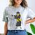 Flossing Graduation Class Of 2019 Women Comfort Color Blast T-Shirt Smoke