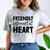 Friendly Introvert At Heart Raglan Baseball Tee Comfort Color Blast T-Shirt Smoke
