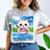 Frutiger Aero Aesthetic Tech Kawaii Ramen Cat Fishes Comfort Color Blast T-Shirt Smoke Frutiger Aero Aesthetic Tech Kawaii Ramen Cat Fishes Comfort Color Blast T-Shirt Smoke