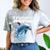 Frutiger Aero Splashy Dolphin Y2k Aesthetic Graphic Premium Comfort Color Blast T-Shirt Smoke