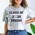 FUN CLASS OF 2020 SENIOR SOCCER GRADUATION GIFT SHIRT Comfort Color Blast T-Shirt Smoke