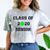 FUN CLASS OF 2020 SENIOR TENNIS GRADUATION GIFT SHIRT Comfort Color Blast T-Shirt Smoke