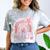 Fun Happy Last Day Of School Girl Student Graduation Rainbow Comfort Color Blast T-Shirt Smoke