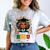 Future HBCU Grad Graduation Students Girl Kids Comfort Color Blast T-Shirt Smoke