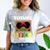 Future HBCU Grad HBCU Tomorrow Girl Graduation Kids Comfort Color Blast T-Shirt Smoke