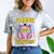Gamer Girl Graduate Shirt Girls Kids Gamer Graduation Comfort Color Blast T-Shirt Smoke