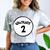 Graduate 2 Graduation Shirt Comfort Color Blast T-Shirt Smoke