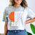 Graduate Senior Class Of 2024 Basketball Player Graduation Comfort Color Blast T-Shirt Smoke