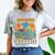 Graduation 3rd Grade Monster Truck Boys I Crushed Grad Comfort Color Blast T-Shirt Smoke
