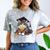 Graduation Cat Graduation Present For Graduate Grad Comfort Color Blast T-Shirt Smoke
