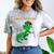 Graduation Dinosaur Smarty Saurus Rex Diploma Dinosaur Comfort Color Blast T-Shirt Smoke