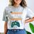 Graduation I Graduated Can I Go Back To Gaming Comfort Color Blast T-Shirt Smoke